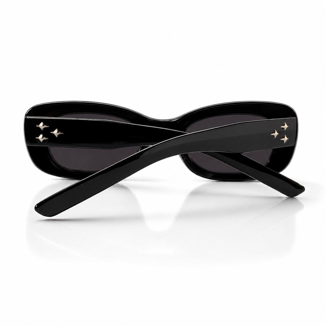 Urban Ziyaar Lucent Premium Black Square Sunglasses