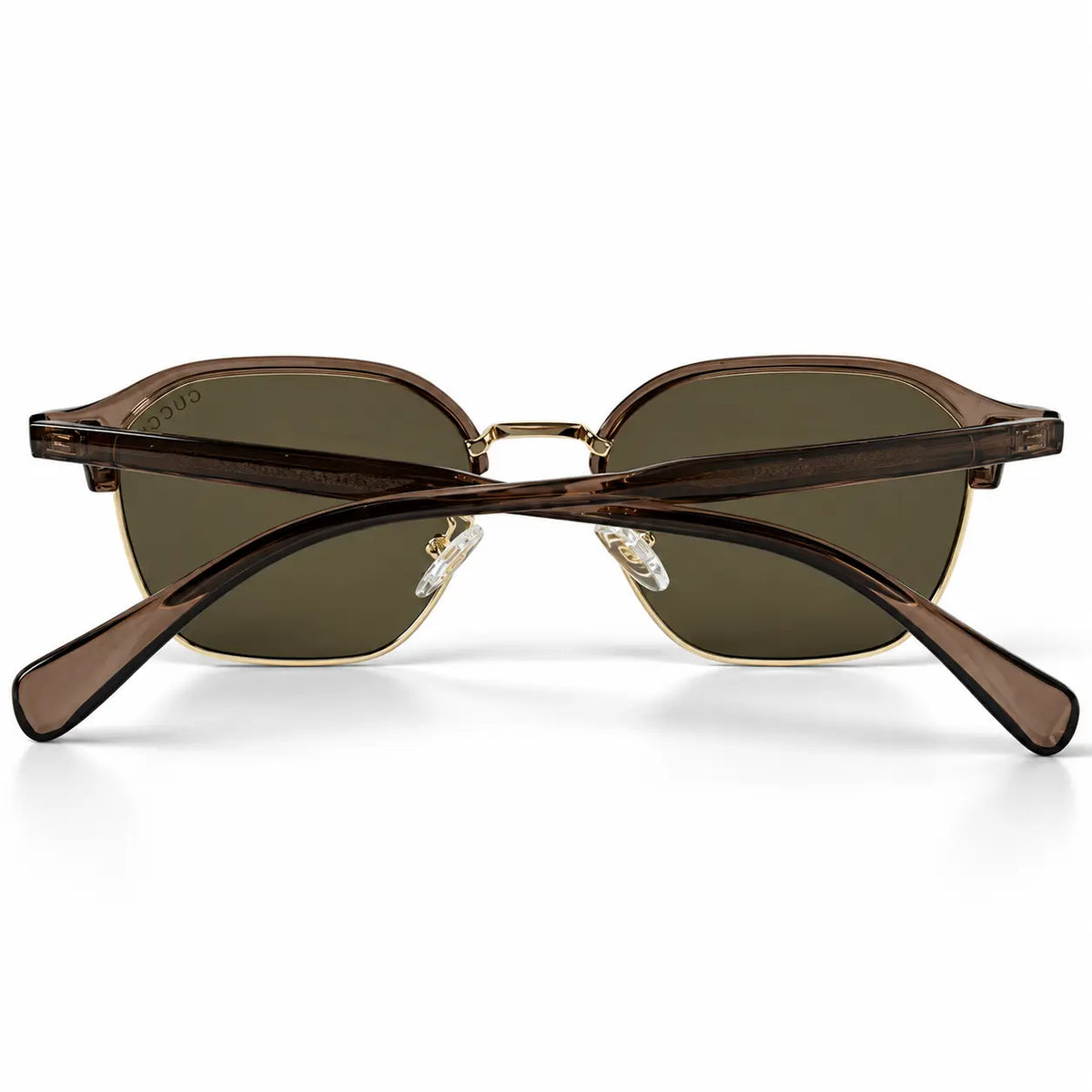 Gucci Brown & Gold Polarized Sunglasses – Lightweight Adjustable TR Frame