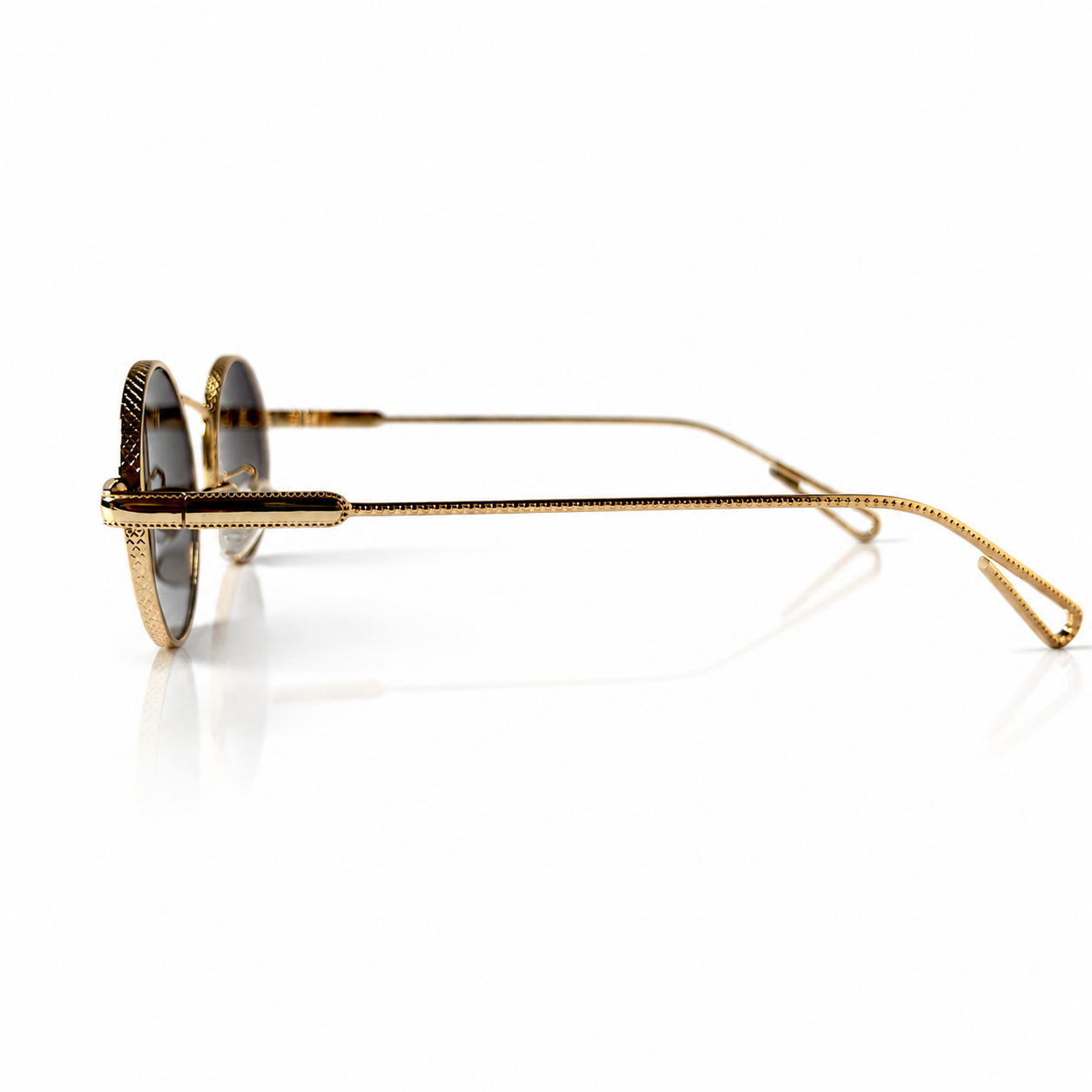 Urban Ziyaar Aureon Premium Gold Round Women’s Sunglasses