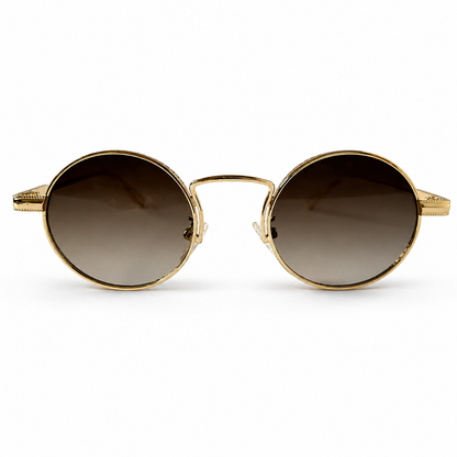 Urban Ziyaar Aureon Premium Gold Round Women’s Sunglasses