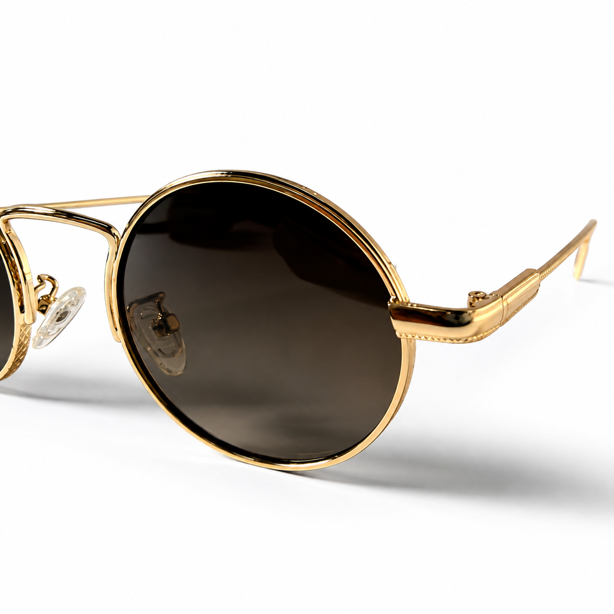 Urban Ziyaar Aureon Premium Gold Round Women’s Sunglasses