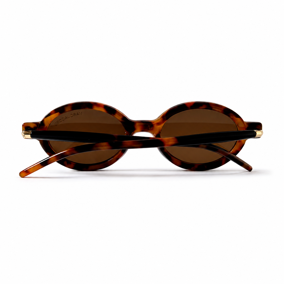 Urban Ziyaar Solene Premium Oval Tortoise Sunglasses