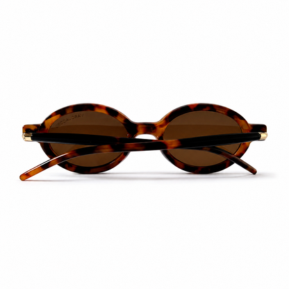 Urban Ziyaar Solene Premium Oval Tortoise Sunglasses