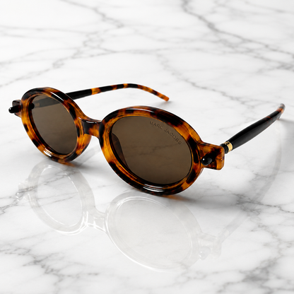 Urban Ziyaar Solene Premium Oval Tortoise Sunglasses