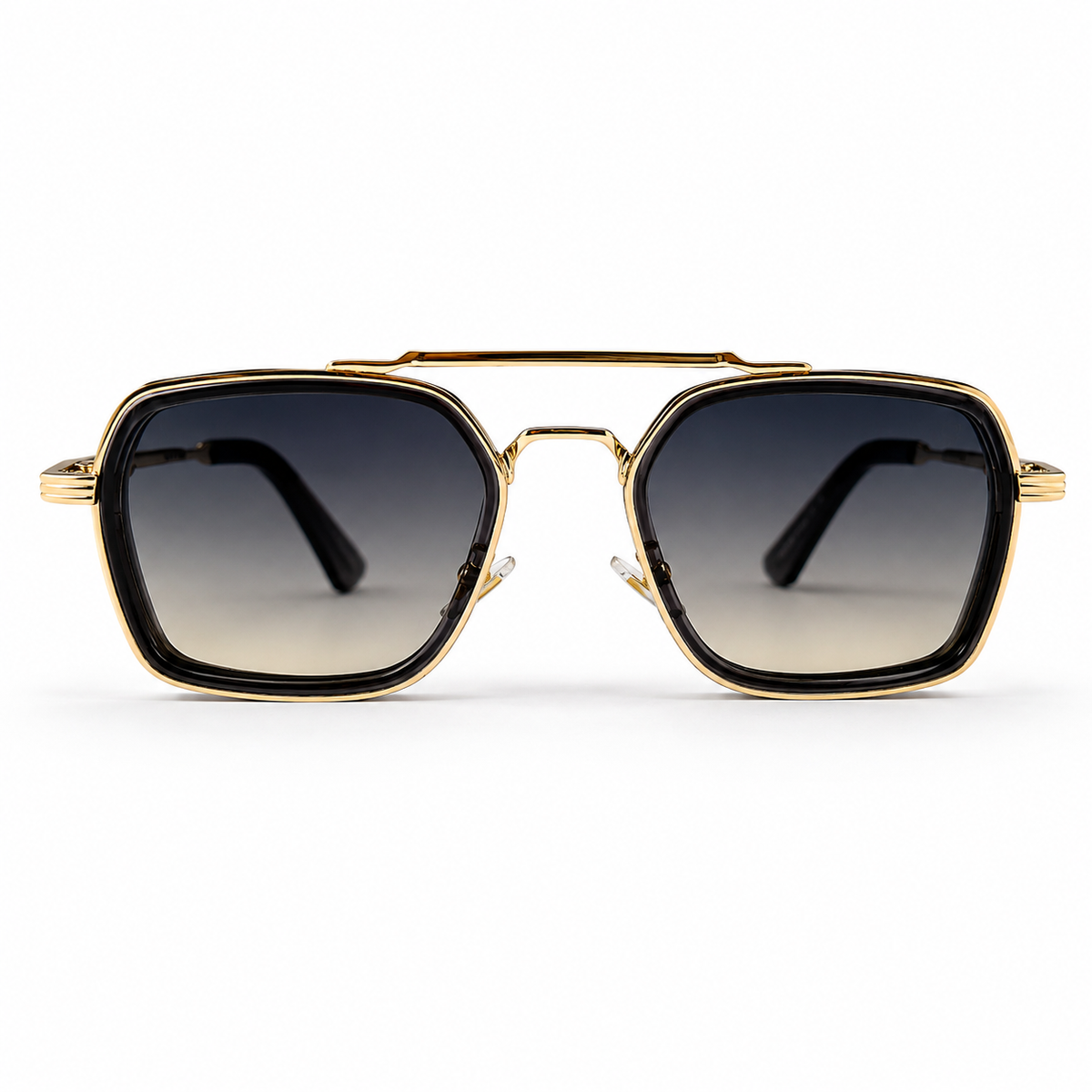 Urban Ziyaar Arven Premium Square Double-Bridge Sunglasses