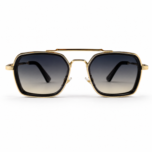 Urban Ziyaar Arven Premium Square Double-Bridge Sunglasses