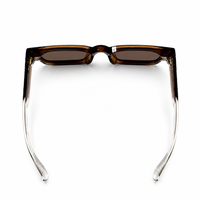 Moscot 6806 Brown Polarized Rectangle Acetate Sunglasses
