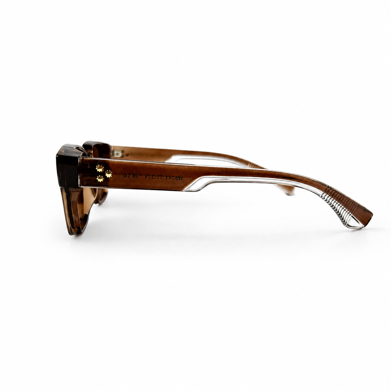 Moscot 6806 Brown Polarized Rectangle Acetate Sunglasses