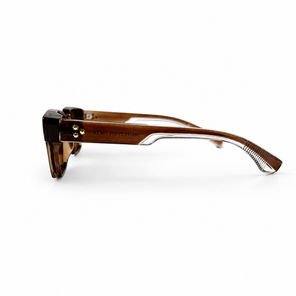 Moscot 6806 Brown Polarized Rectangle Acetate Sunglasses