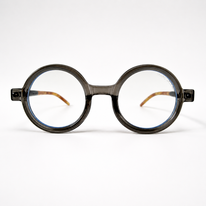 Marc Jacobs Vintage Round Tortoiseshell Blue Light Blocking Eyeglasses