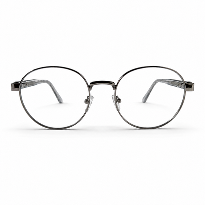 Urban Ziyaar Soren Premium Gunmetal Round Optical Frame