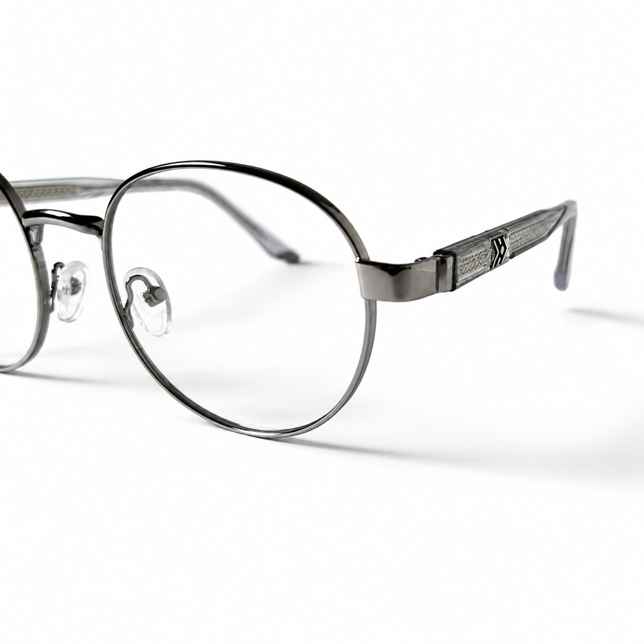 Urban Ziyaar Soren Premium Gunmetal Round Optical Frame