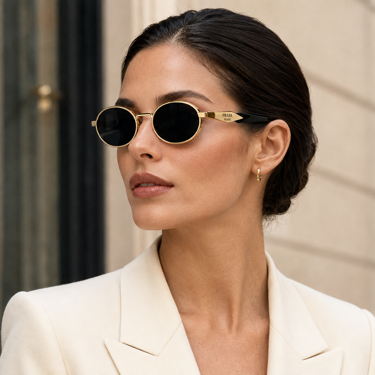 Urban Ziyaar Veyra Premium Oval Sunglasses
