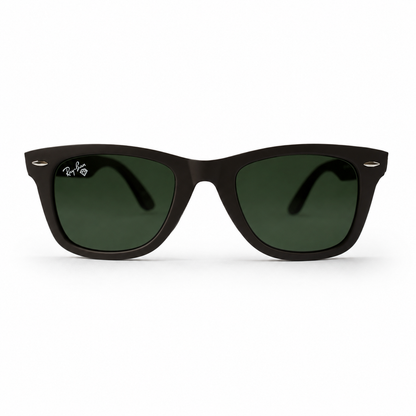 Urban Ziyaar Milan Premium Brown Wayfarer Square Sunglasses