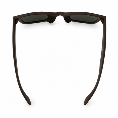 Urban Ziyaar Milan Premium Brown Wayfarer Square Sunglasses