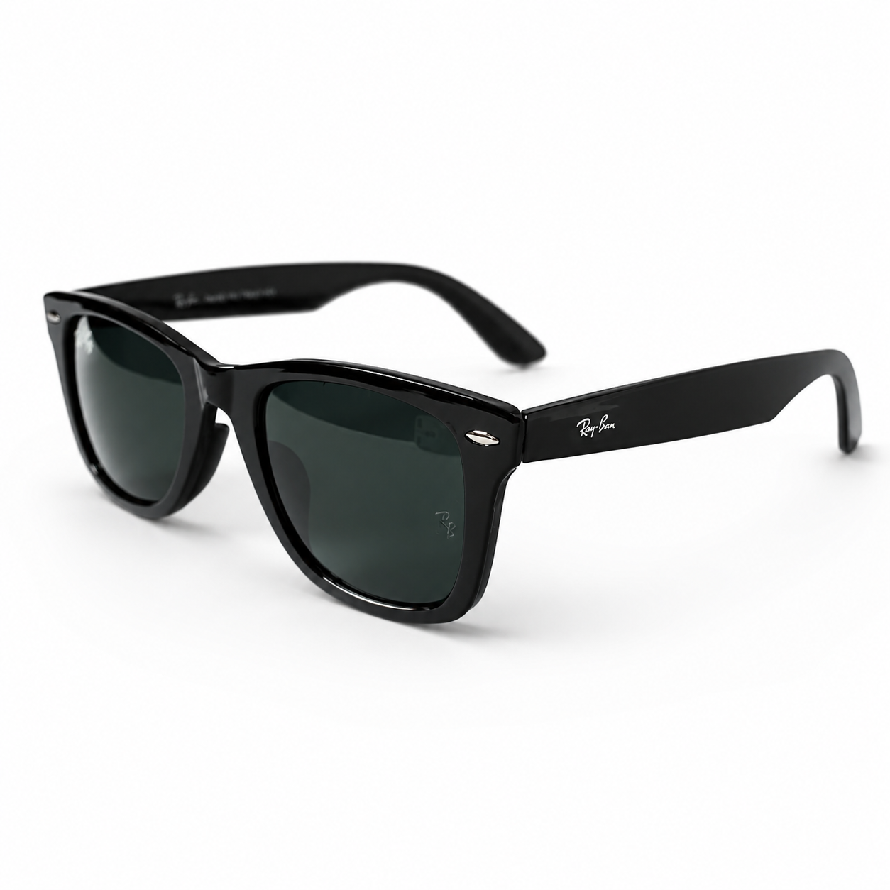 Urban Ziyaar Vertex Premium Black Wayfarer Square Sunglasses