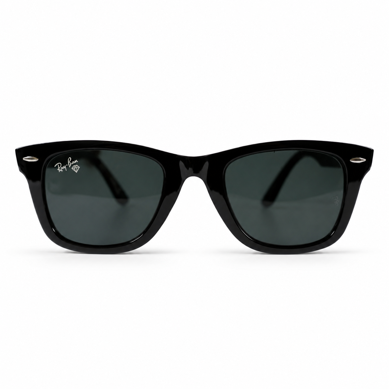 Urban Ziyaar Vertex Premium Black Wayfarer Square Sunglasses