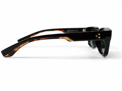 Urban Ziyaar Carbon Premium Black Square Sunglasses