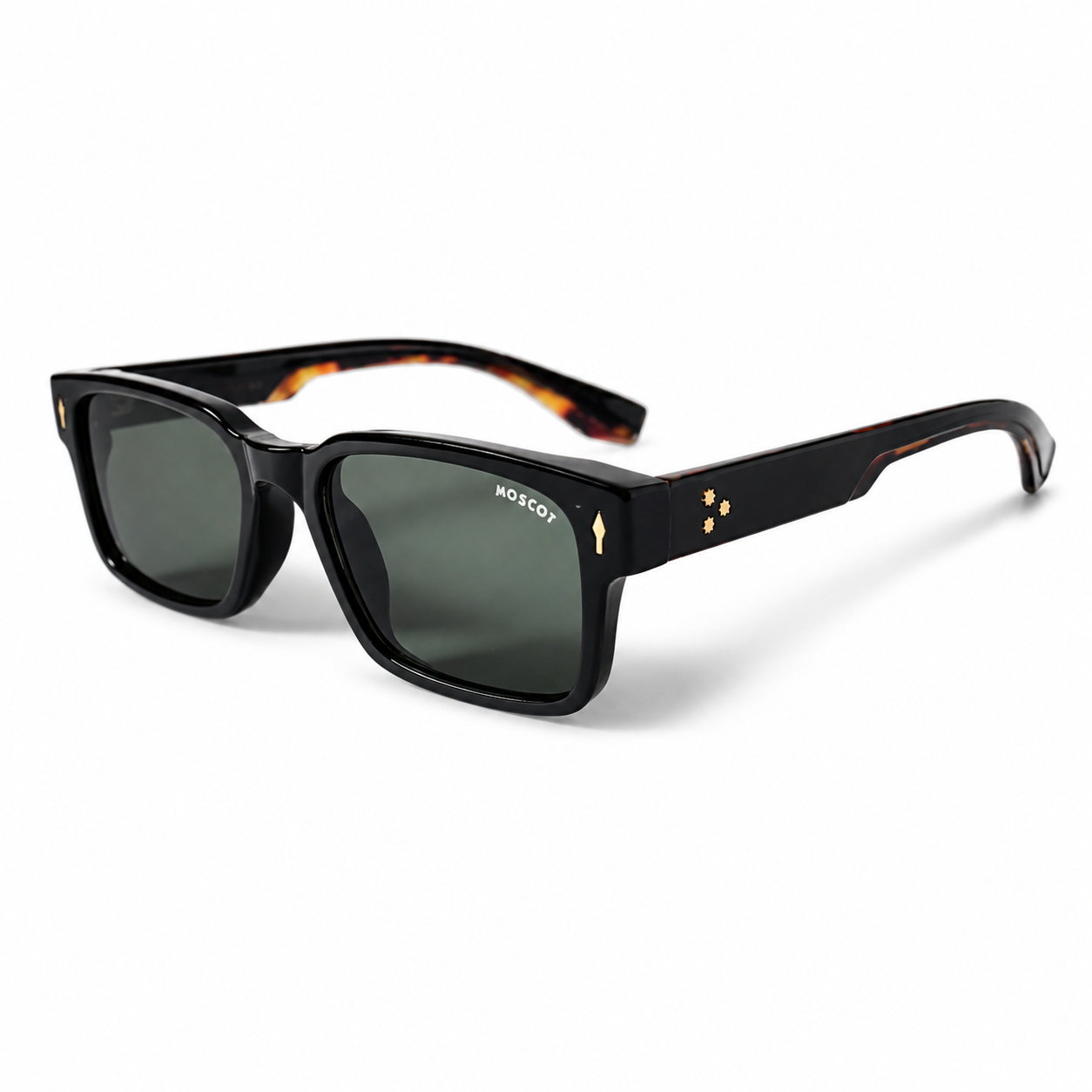 Urban Ziyaar Carbon Premium Black Square Sunglasses