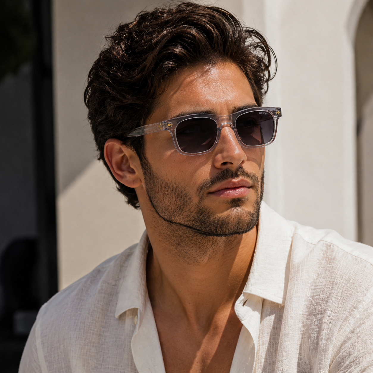 Urban Ziyaar Sterling Crystal Premium Square Sunglasses
