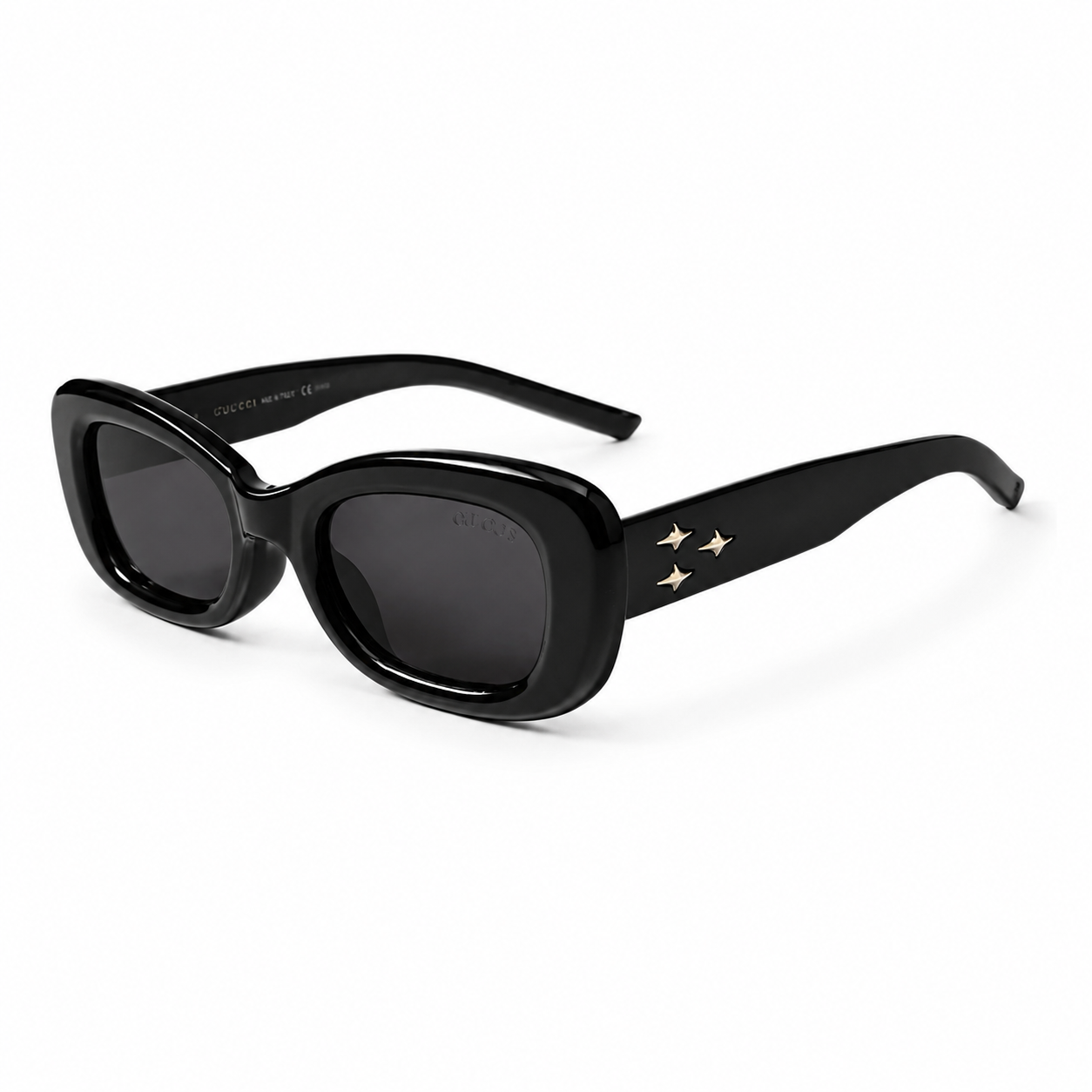 Urban Ziyaar Lucent Premium Black Square Sunglasses