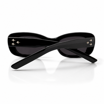 Urban Ziyaar Lucent Premium Black Square Sunglasses