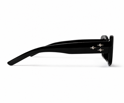Urban Ziyaar Lucent Premium Black Square Sunglasses