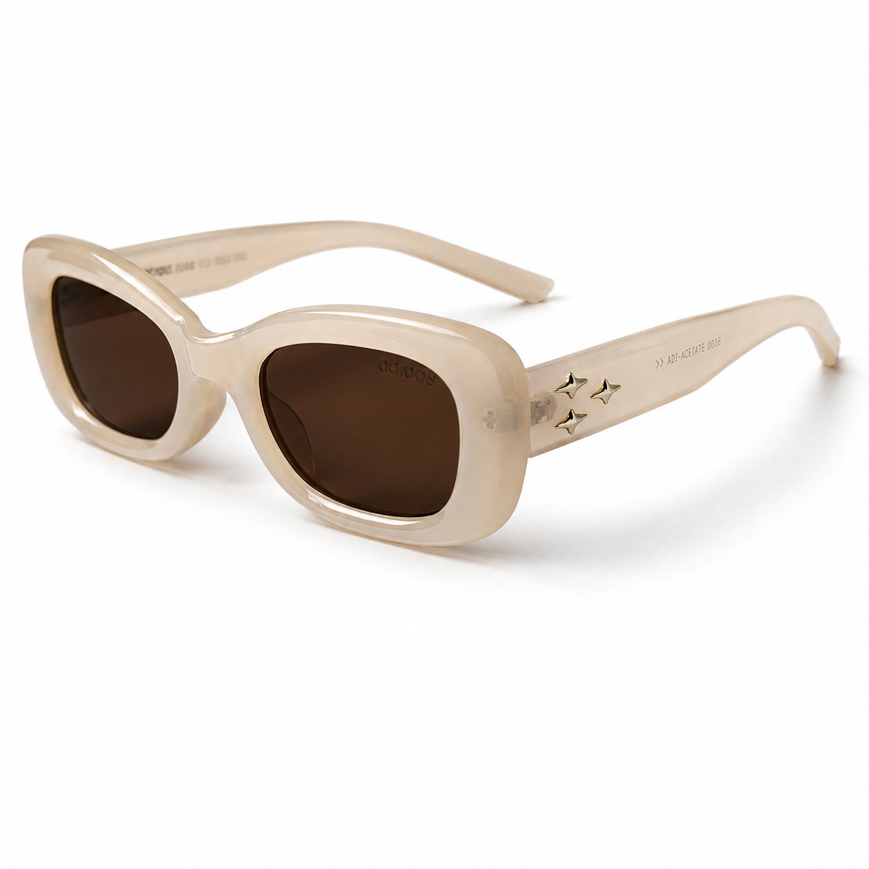 Urban Ziyaar Solene Premium Ivory Rectangle Sunglasses