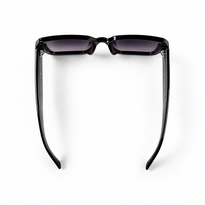 Fendi Gold Tone Black Rectangular Sunglasses – Luxury Eyewear