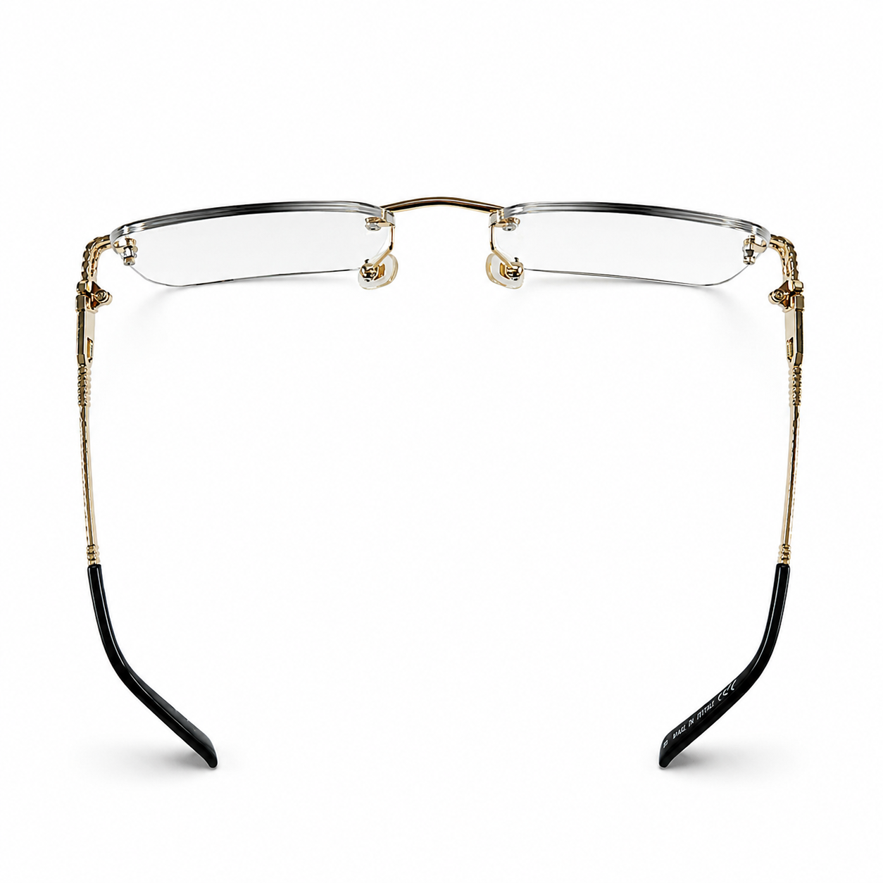 Cartier Gold Rimless Rectangular Optical Frames – Luxury Eyewear