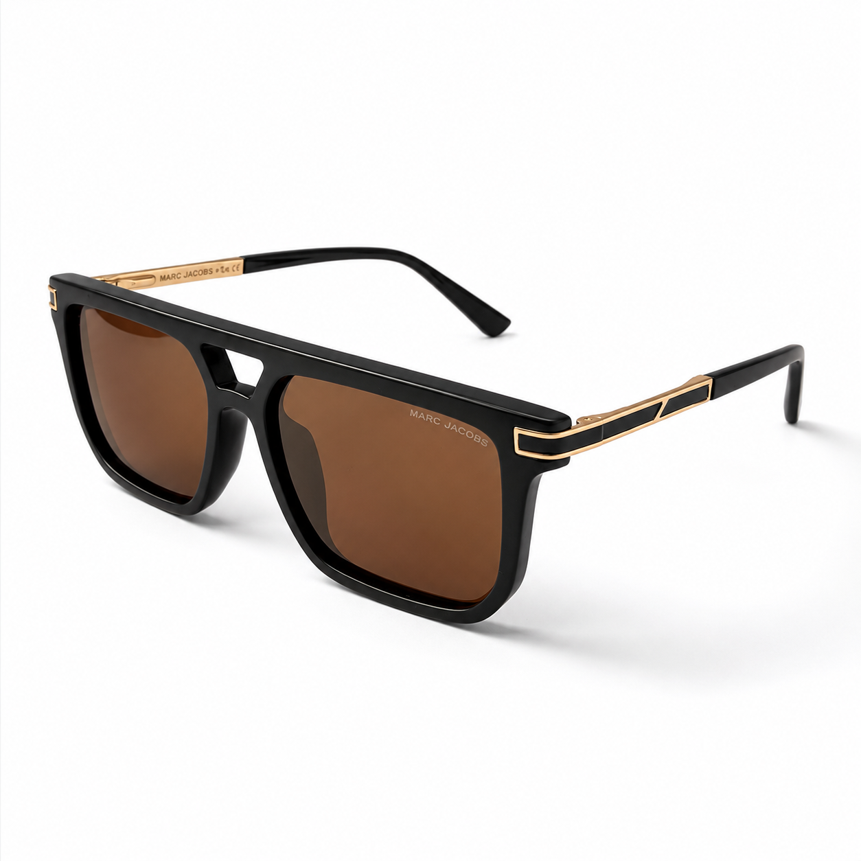 Marc Jacobs MARC 717/S Square Black Gold Sunglasses