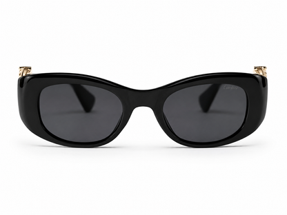 Cartier CT0472S Panthère C Black Acetate Cat Eye Sunglasses