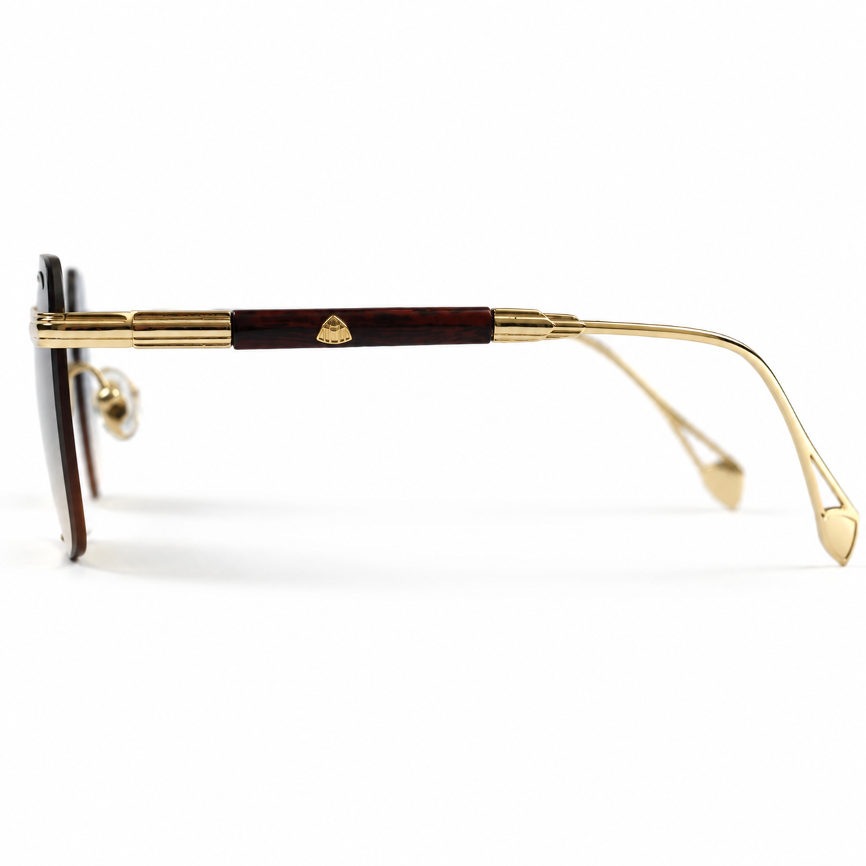 Urban Ziyaar Azure Prestige Rimless Square Sunglasses