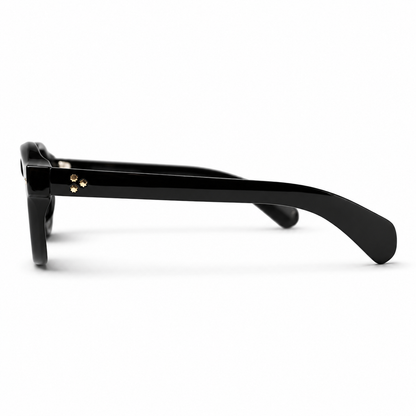 MOSCOT Grunya Sun Black Round Sunglasses