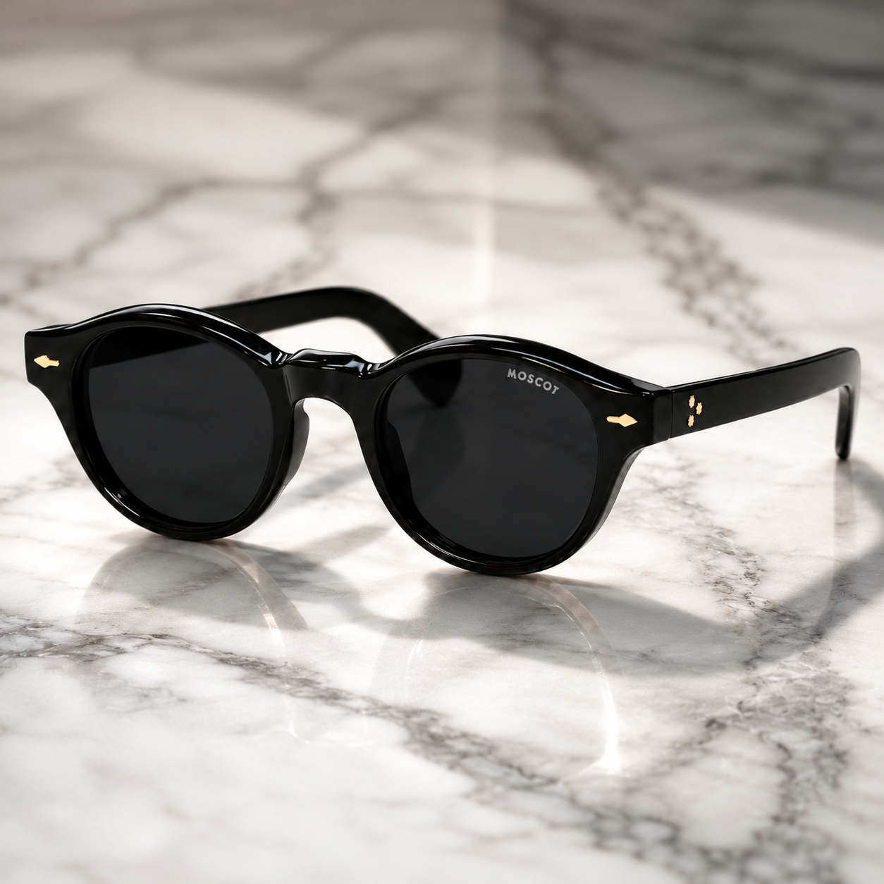 Urban Ziyaar Sable Premium Round Sunglasses