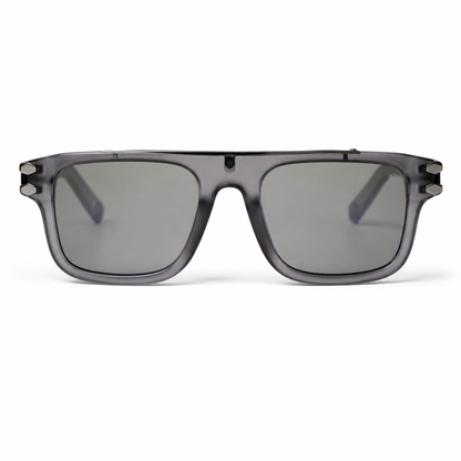 Urban Ziyaar Harbor Premium Crystal Smoke Square Sunglasses