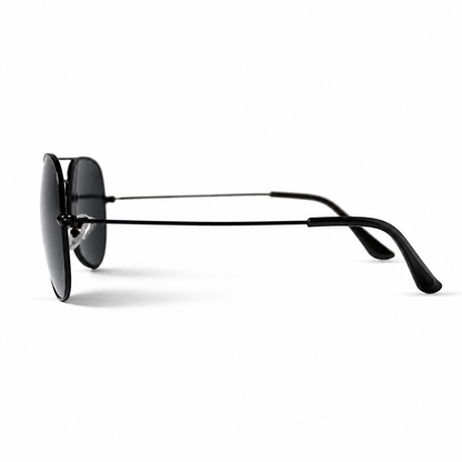 Urban Ziyaar Stratus Premium Black Aviator Sunglasses