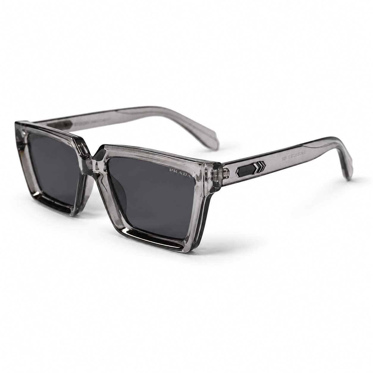 Urban Ziyaar Slate Premium Smoke Square Sunglasses