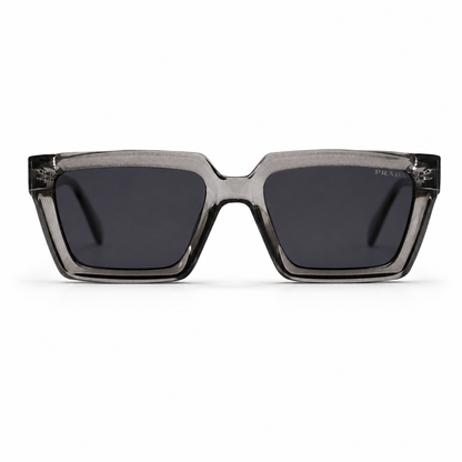 Urban Ziyaar Slate Premium Smoke Square Sunglasses