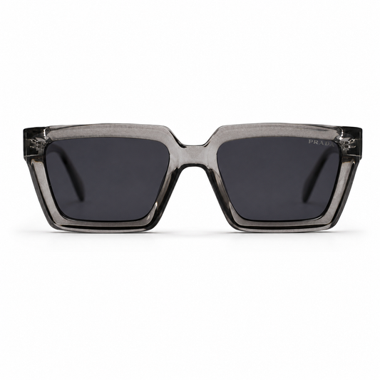 Urban Ziyaar Slate Premium Smoke Square Sunglasses