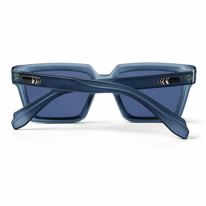 Urban Ziyaar Midnight Premium Square Smoke Sunglasses