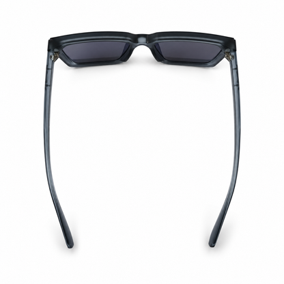 Urban Ziyaar Midnight Premium Square Smoke Sunglasses