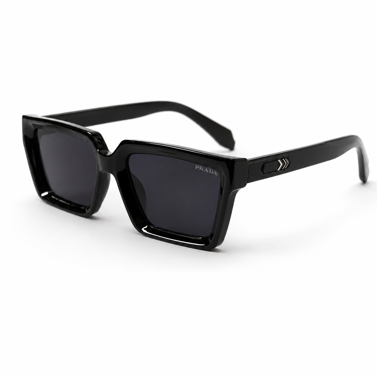 Urban Ziyaar Nivaro Premium Black Square Sunglasses
