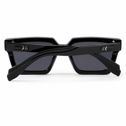 Urban Ziyaar Nivaro Premium Black Square Sunglasses