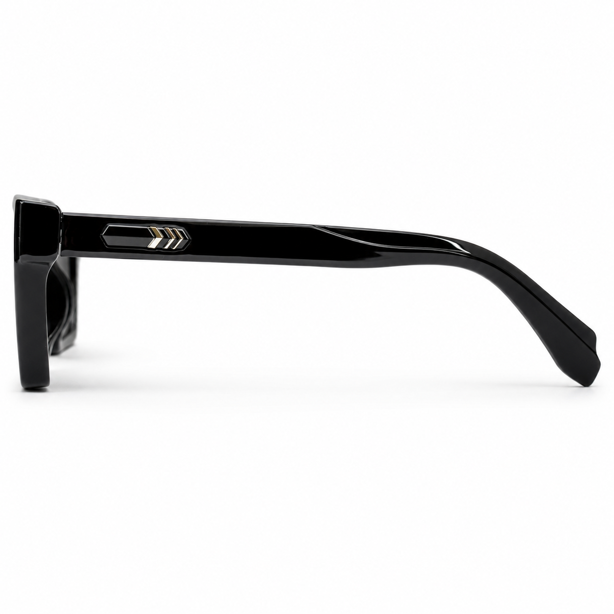 Urban Ziyaar Nivaro Premium Black Square Sunglasses