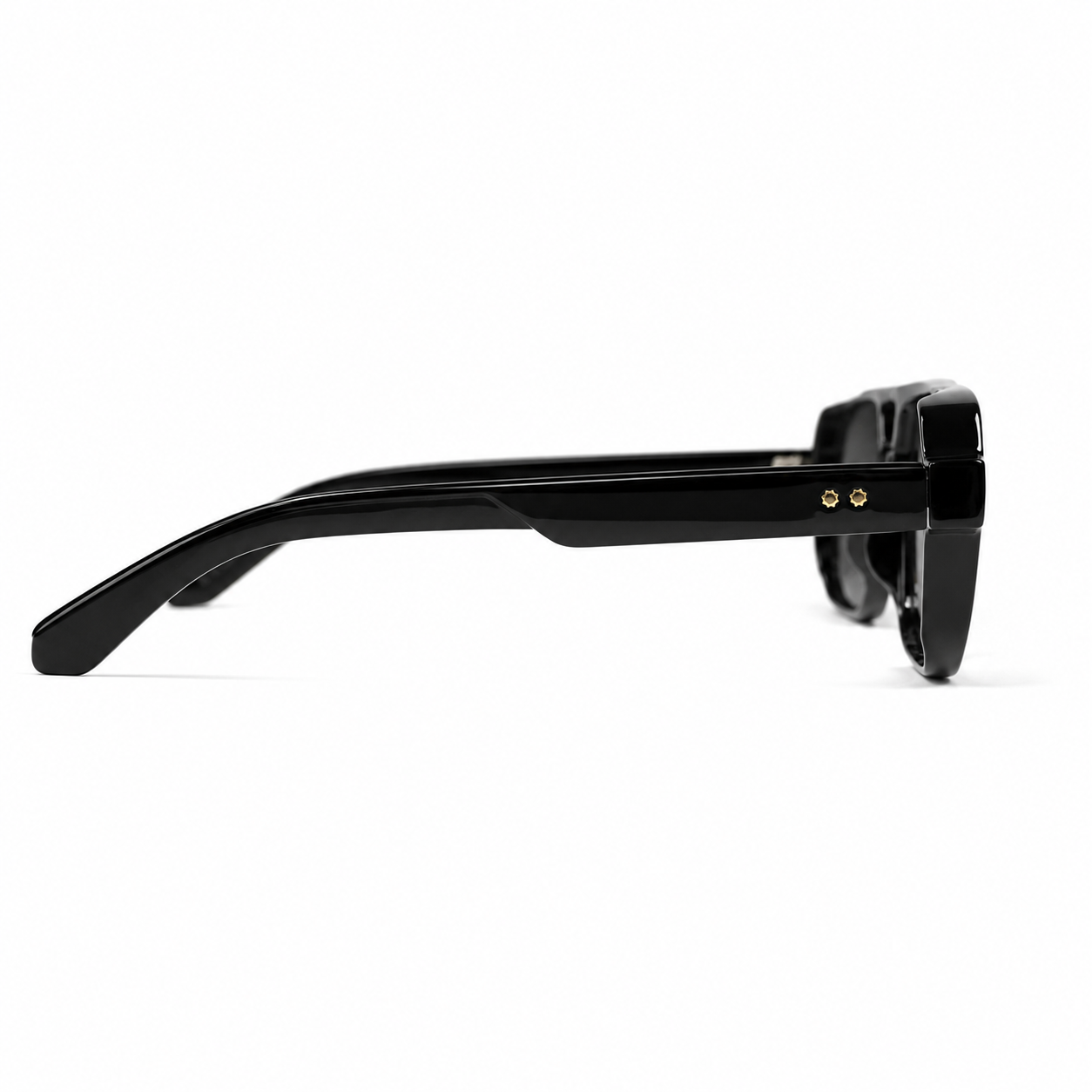 Urban Ziyaar Aero Premium Black Aviator Square Sunglasses