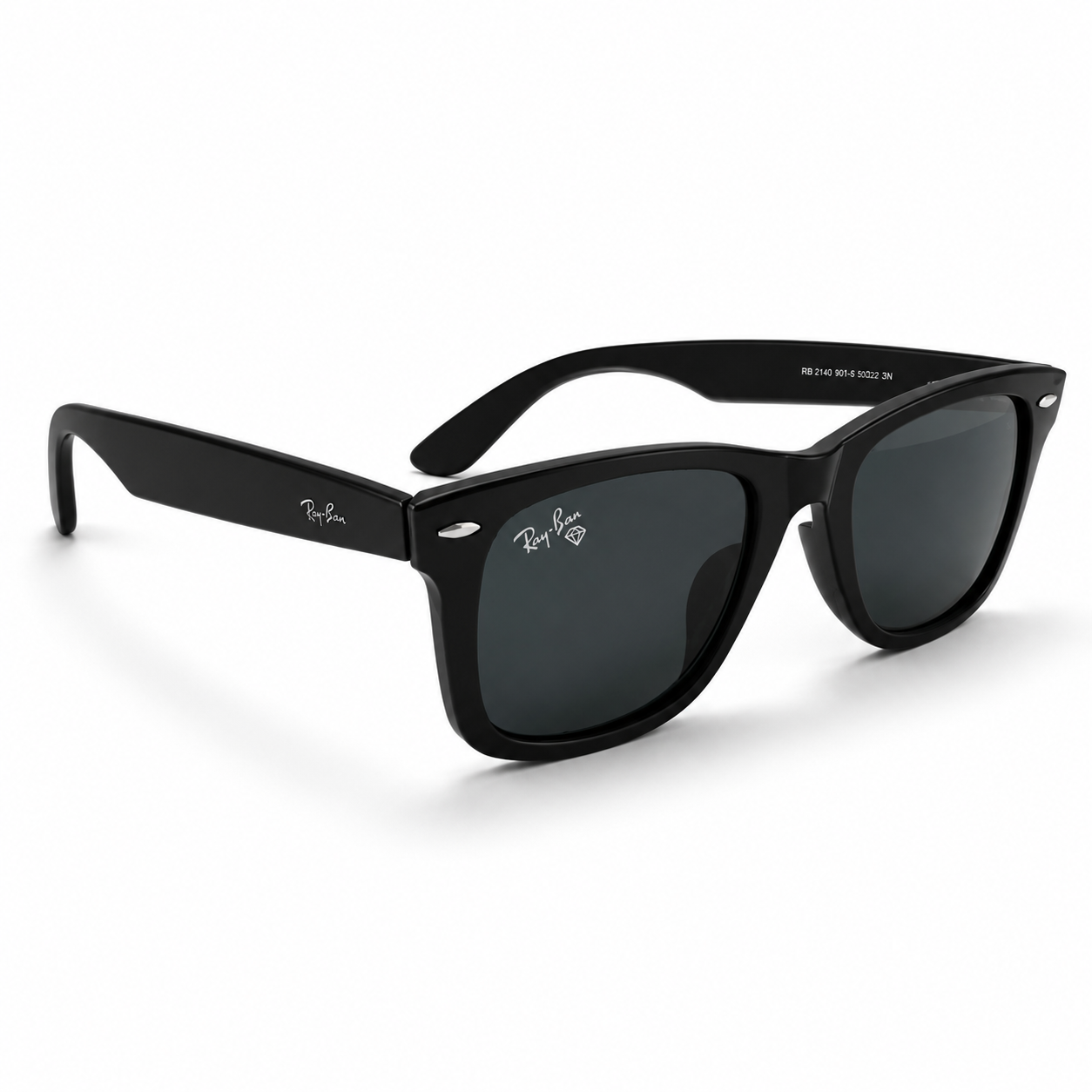 Urban Ziyaar Legacy Premium Black Wayfarer Sunglasses