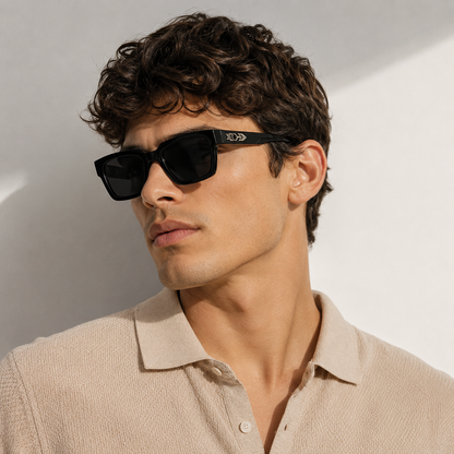 Urban Ziyaar Obsidian Premium Square Sunglasses