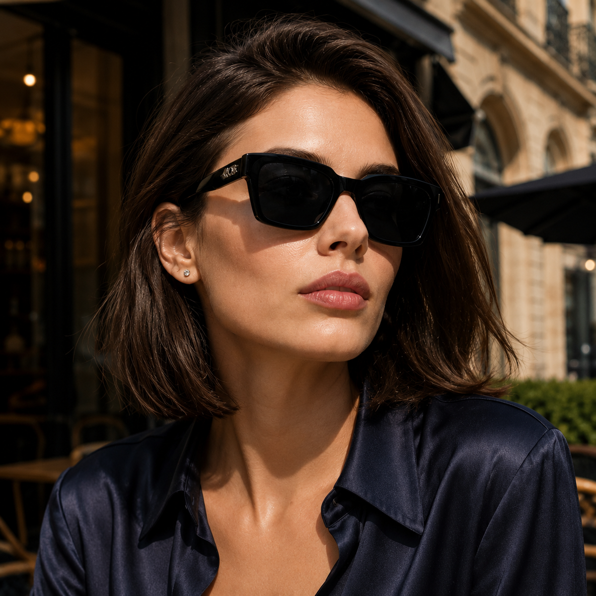 Urban Ziyaar Obsidian Premium Square Sunglasses