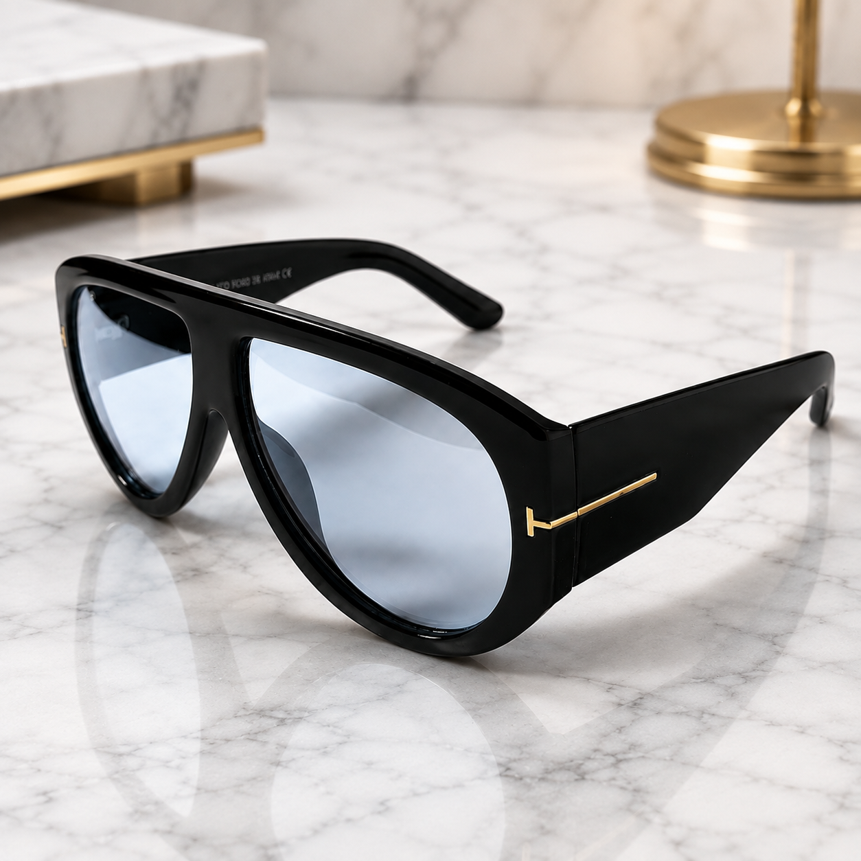 Tom Ford Bronson TF1044 Light Blue Lens Sunglasses
